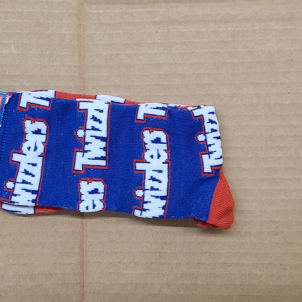 Blue and Red TWIZZLER Socks